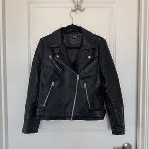 Faux Leather Jacket